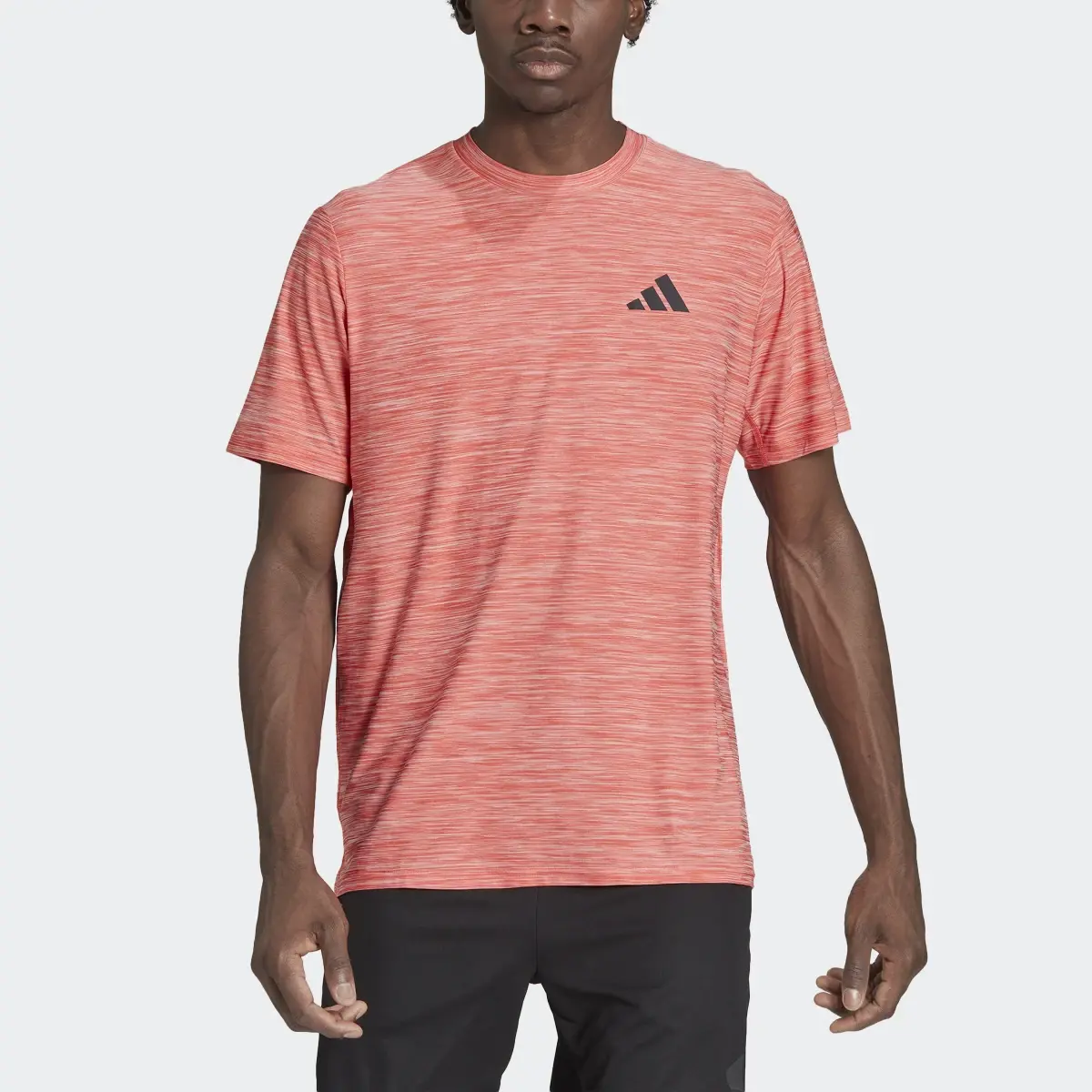 Adidas Train Essentials Seasonal Stretch Training Tee. 1