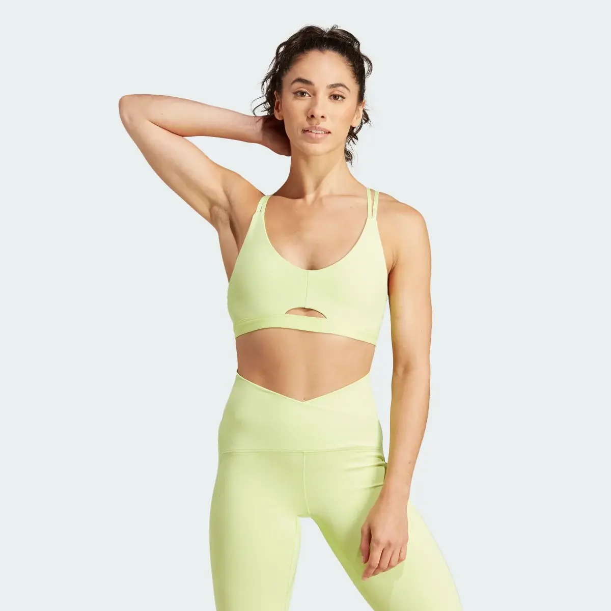 Adidas Yoga Studio Luxe Light-Support Bra. 2