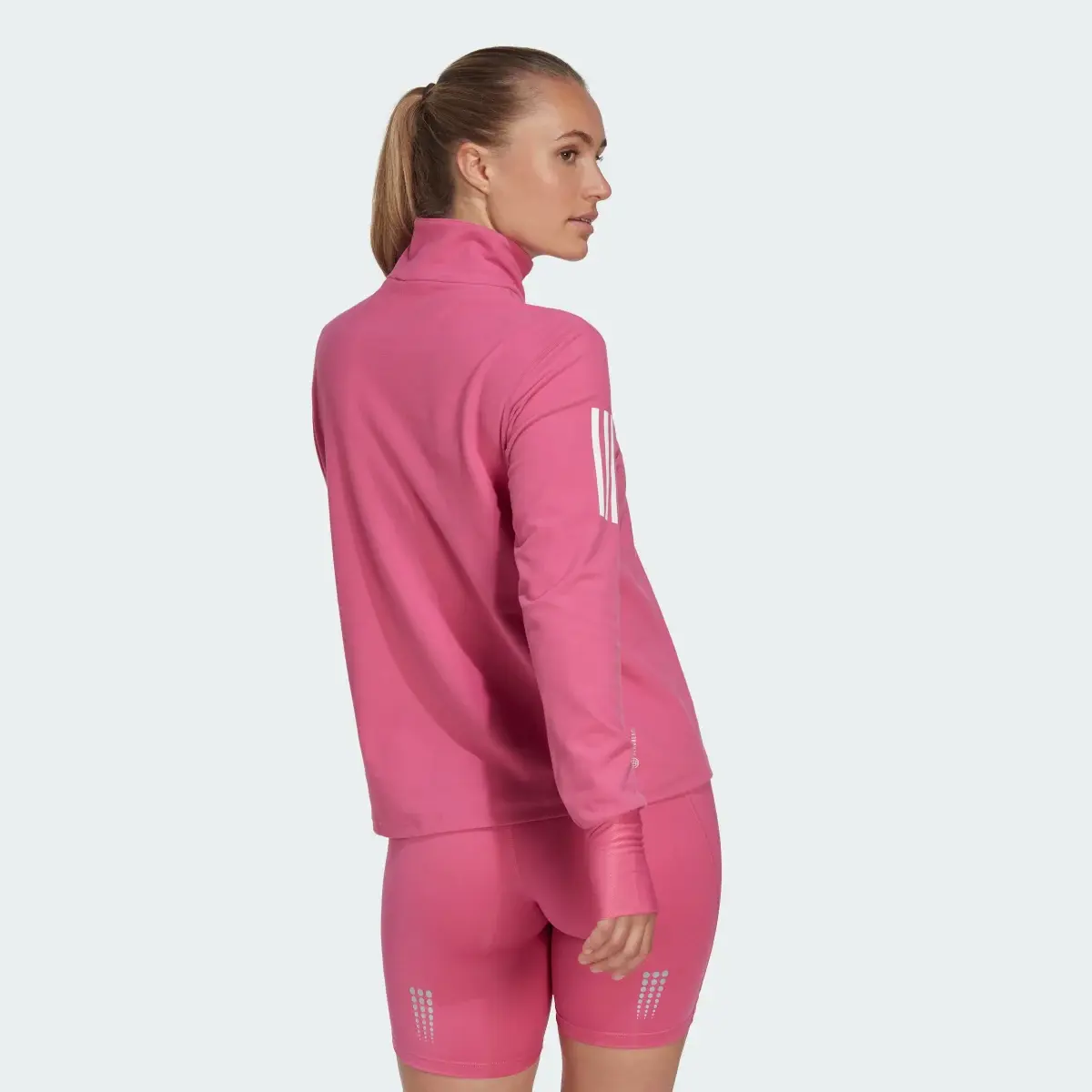 Adidas Sweatshirt de Meio-fecho Own the Run. 3