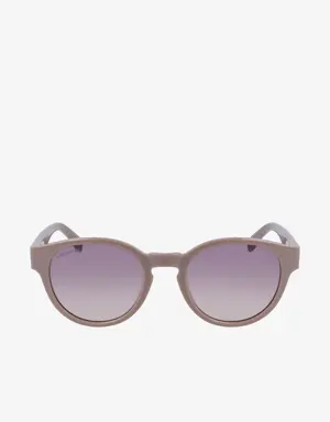 Lacoste Lunettes de soleil L.12.12 ovales en résine végétale. 2 Lacoste Lunettes de soleil L.12.12 ovales en résine végétale. 2