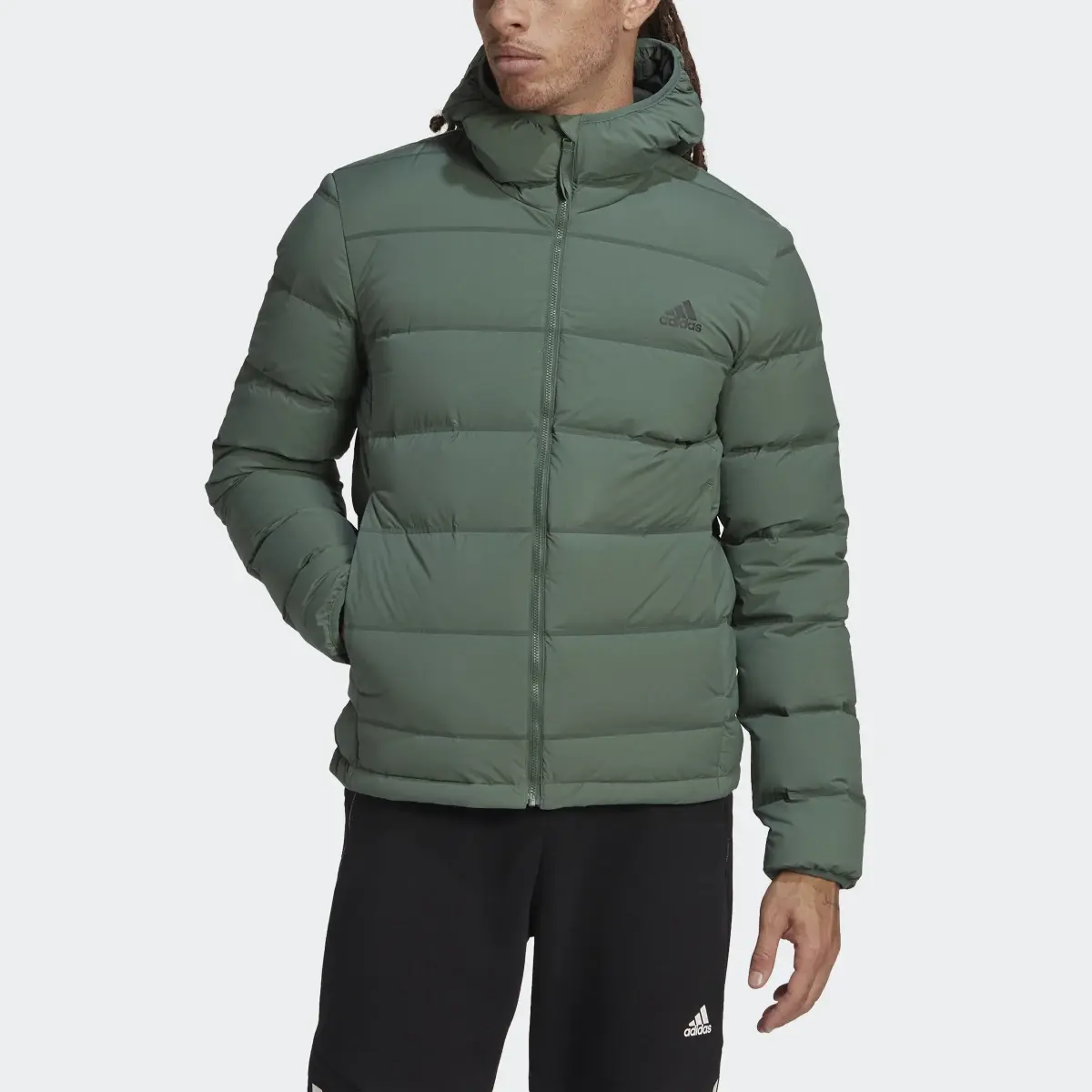 Adidas Giacca imbottita Helionic Stretch Hooded. 1