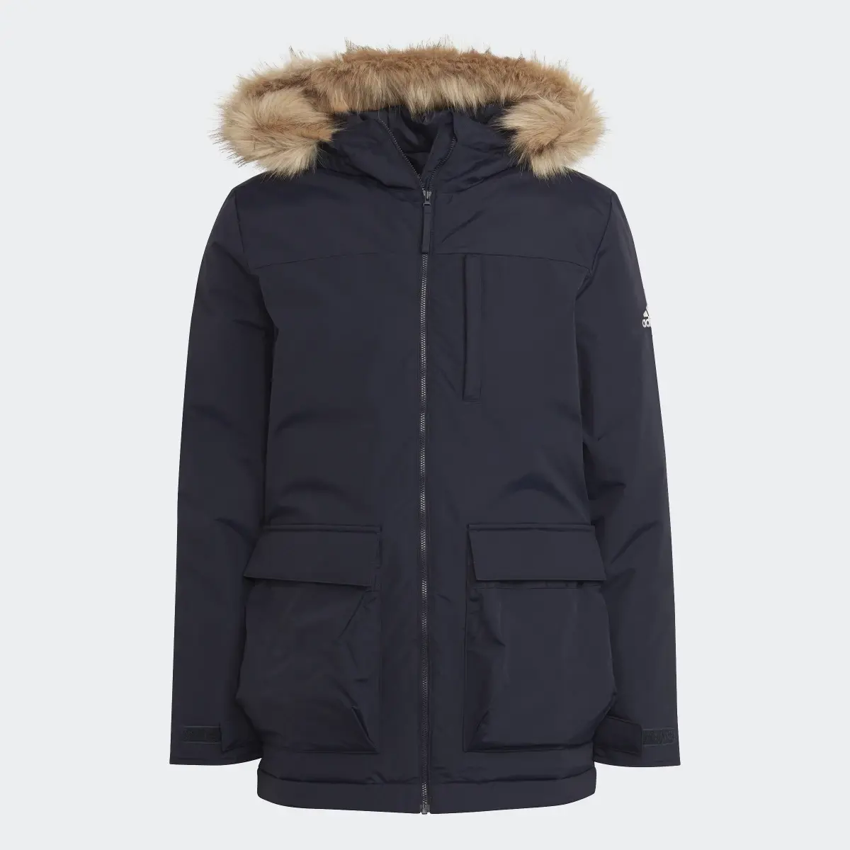 Adidas Parka con capucha Utilitas. 1