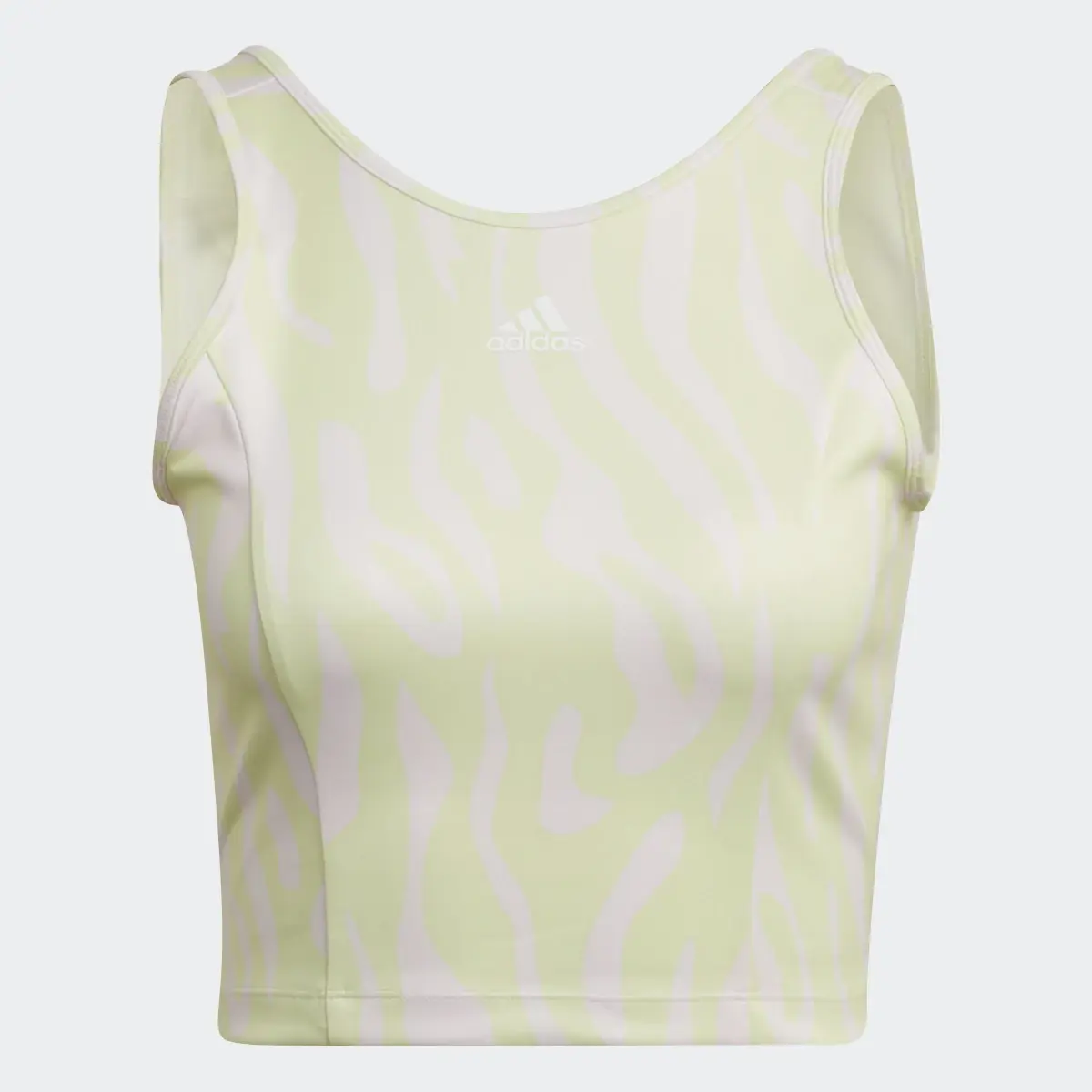 Adidas Playera Corta AEROREADY Designed To Move Estampado de Tigre. 1