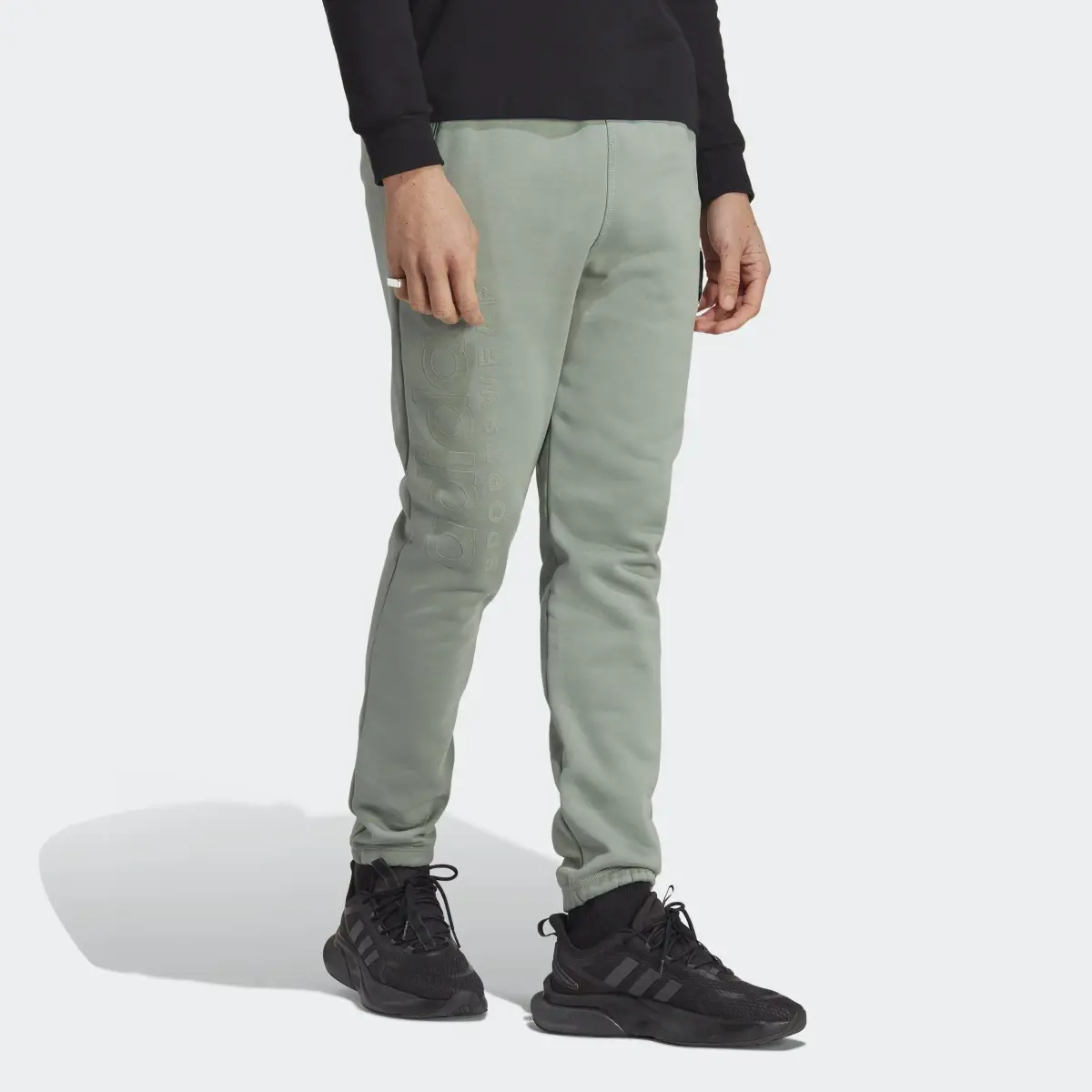 Adidas Lounge Fleece Joggers. 3