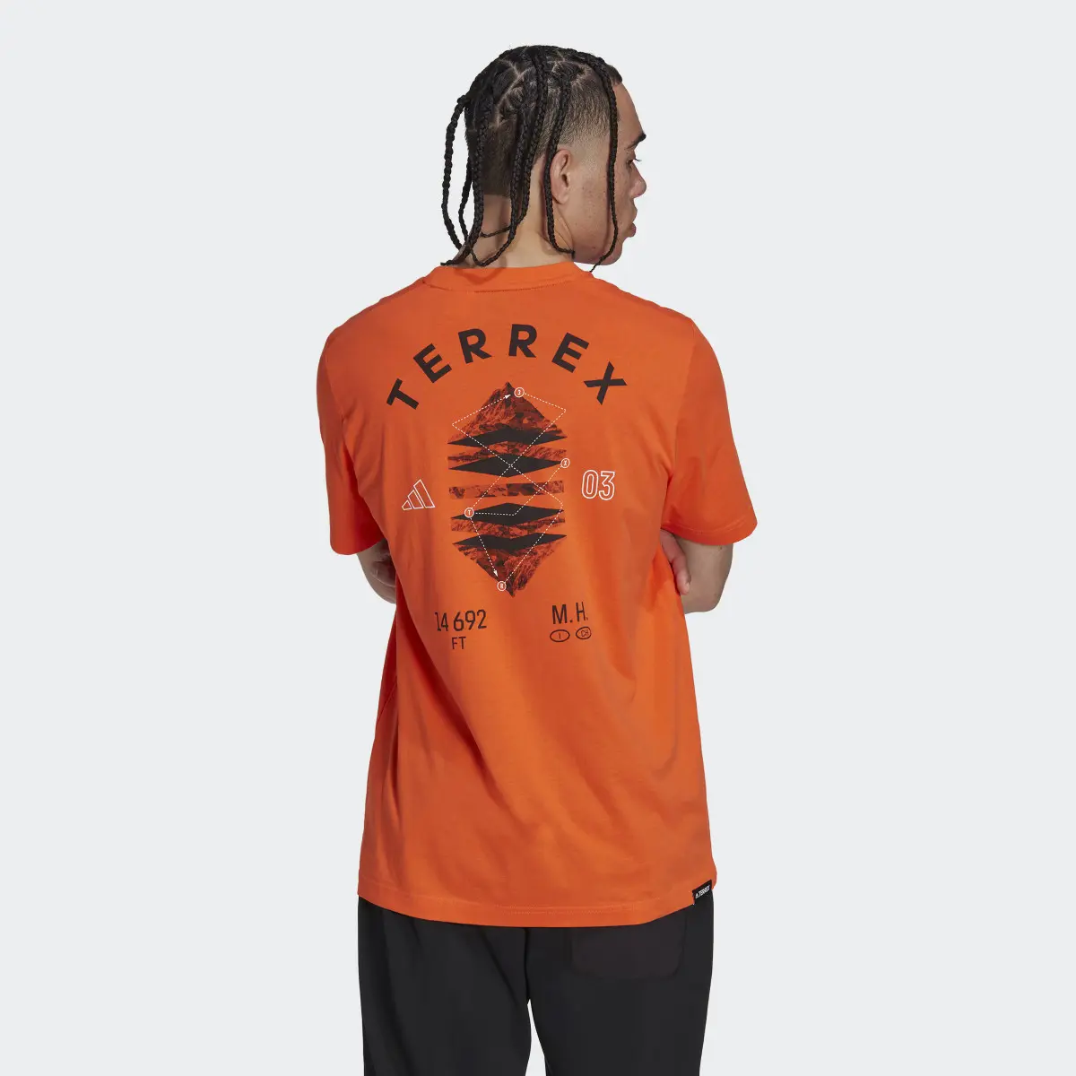 Adidas Playera Terrex Mountain Landscape Estampada. 3