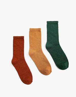 Basic 3'lü Soket Çorap Seti