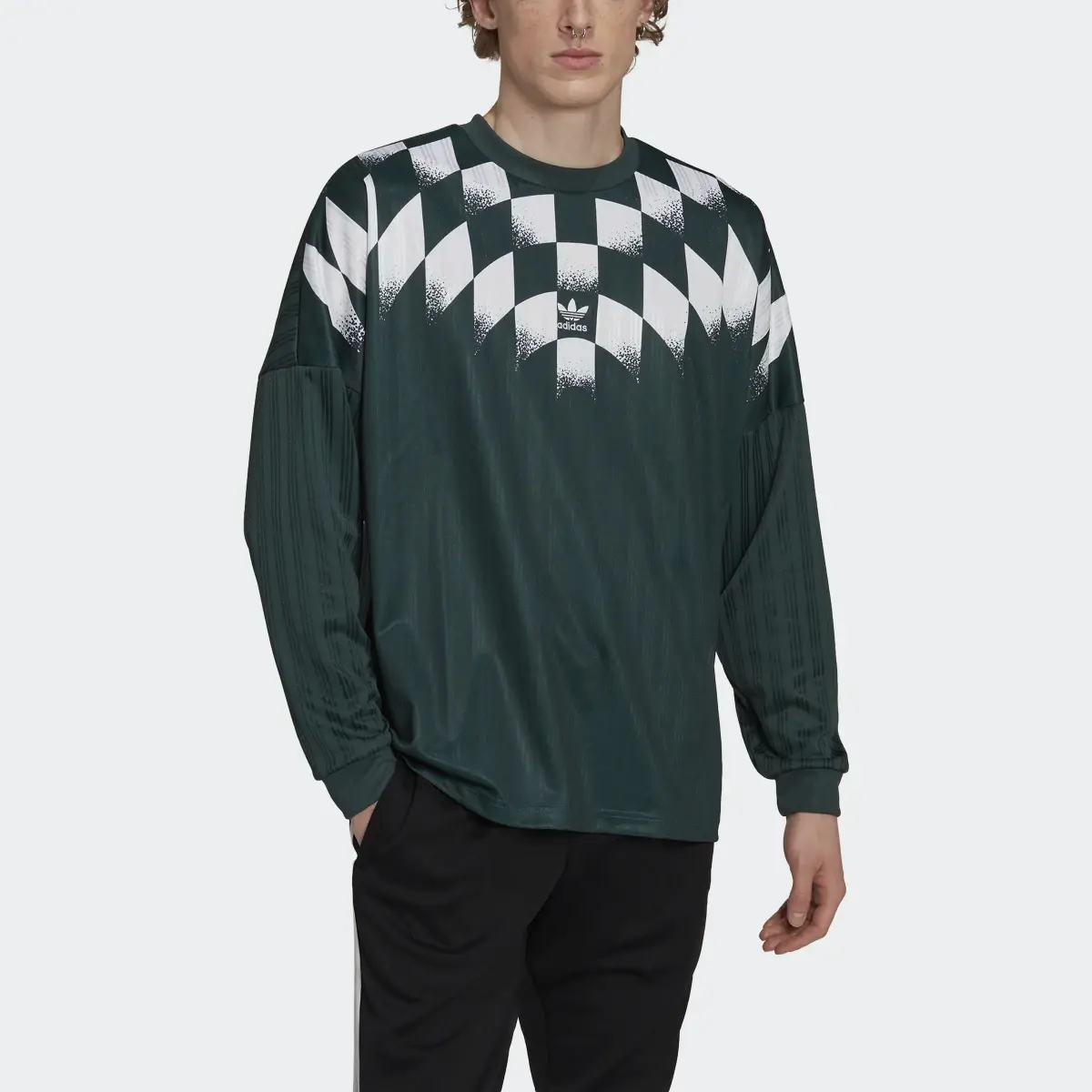 Adidas Rekive Graphic Long Sleeve Jersey. 1