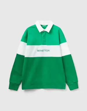 green regular fit polo