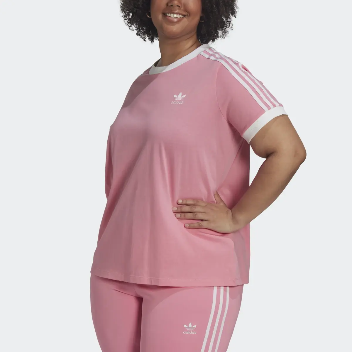 Adidas Adicolor Classics 3-Stripes Tee (Plus Size). 1