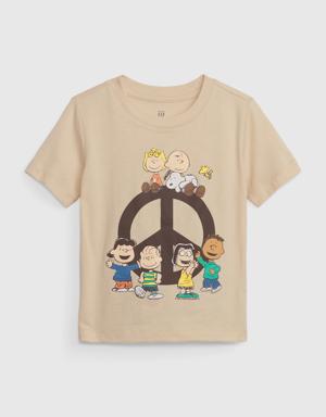 Gap Toddler Peanuts Graphic T-Shirt beige