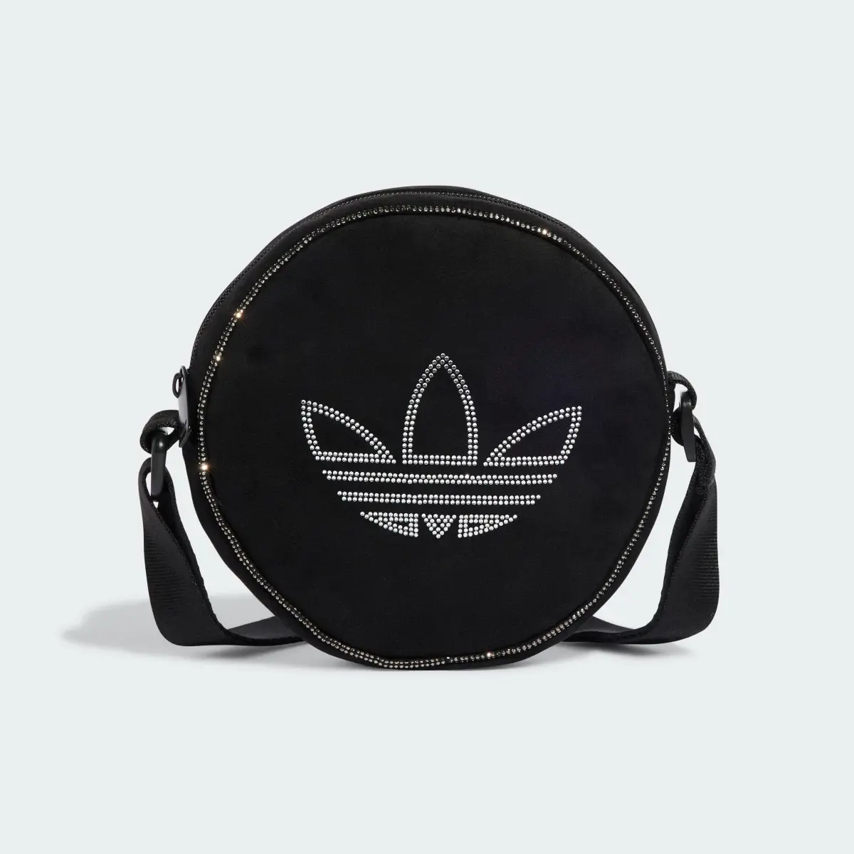 Adidas Bolsa Redonda de Camurça Sintética com Brilhantes. 2