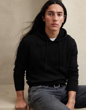 Softest Double-Knit Hoodie black