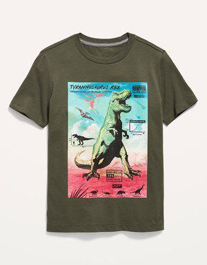 Graphic Short-Sleeve T-Shirt For Boys brown