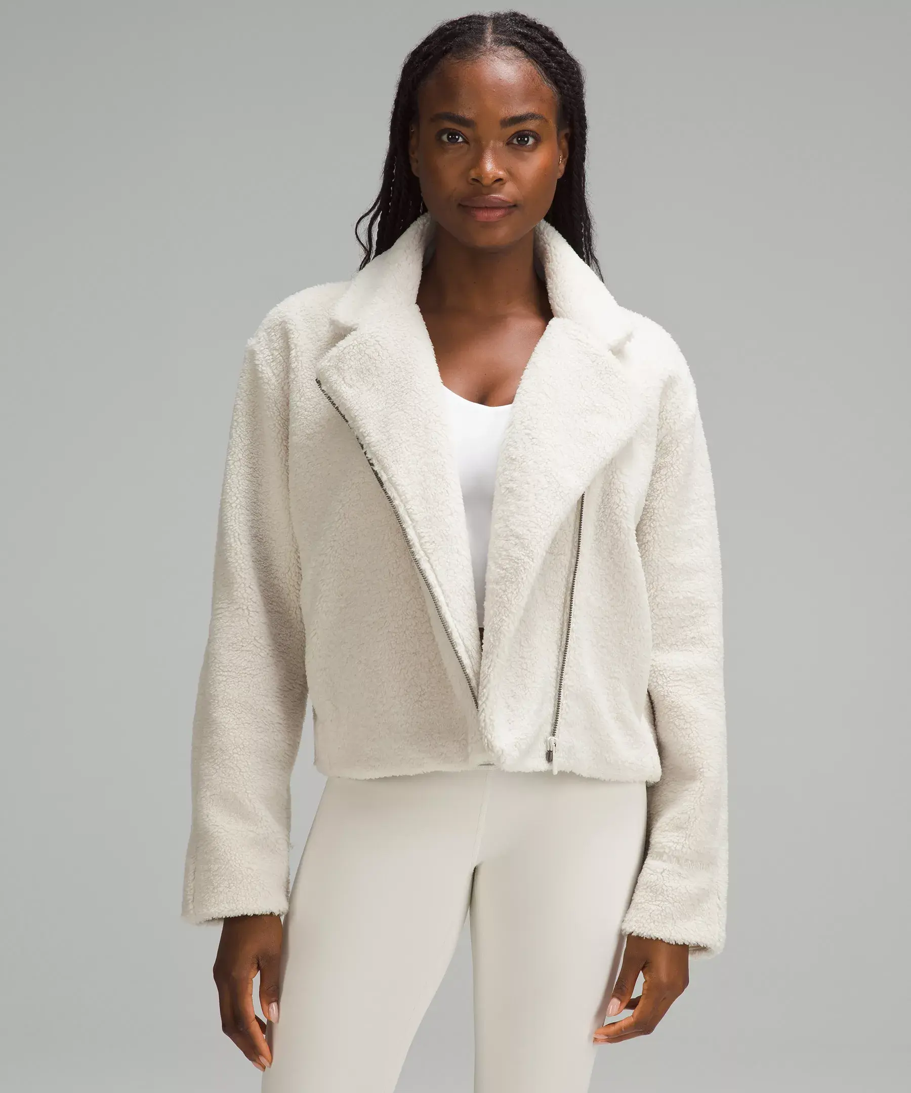 Lululemon Textured Fleece Collared Jacket. 1