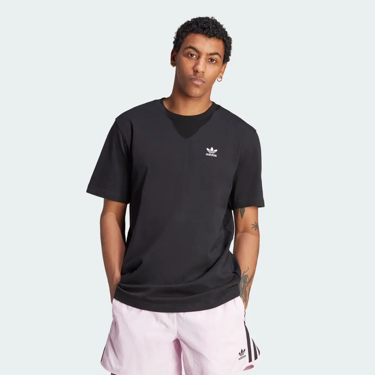 Adidas Adicolor Classics Back+Front Trefoil Boxy T-Shirt. 2