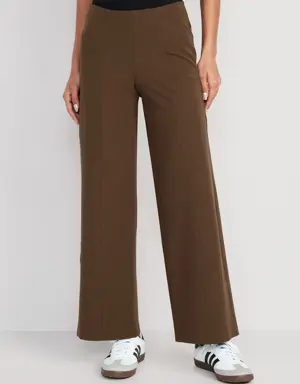 Old Navy High-Waisted Pull-On Pixie Wide-Leg Pants for Women brown