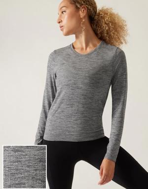 In Motion Seamless Top gray