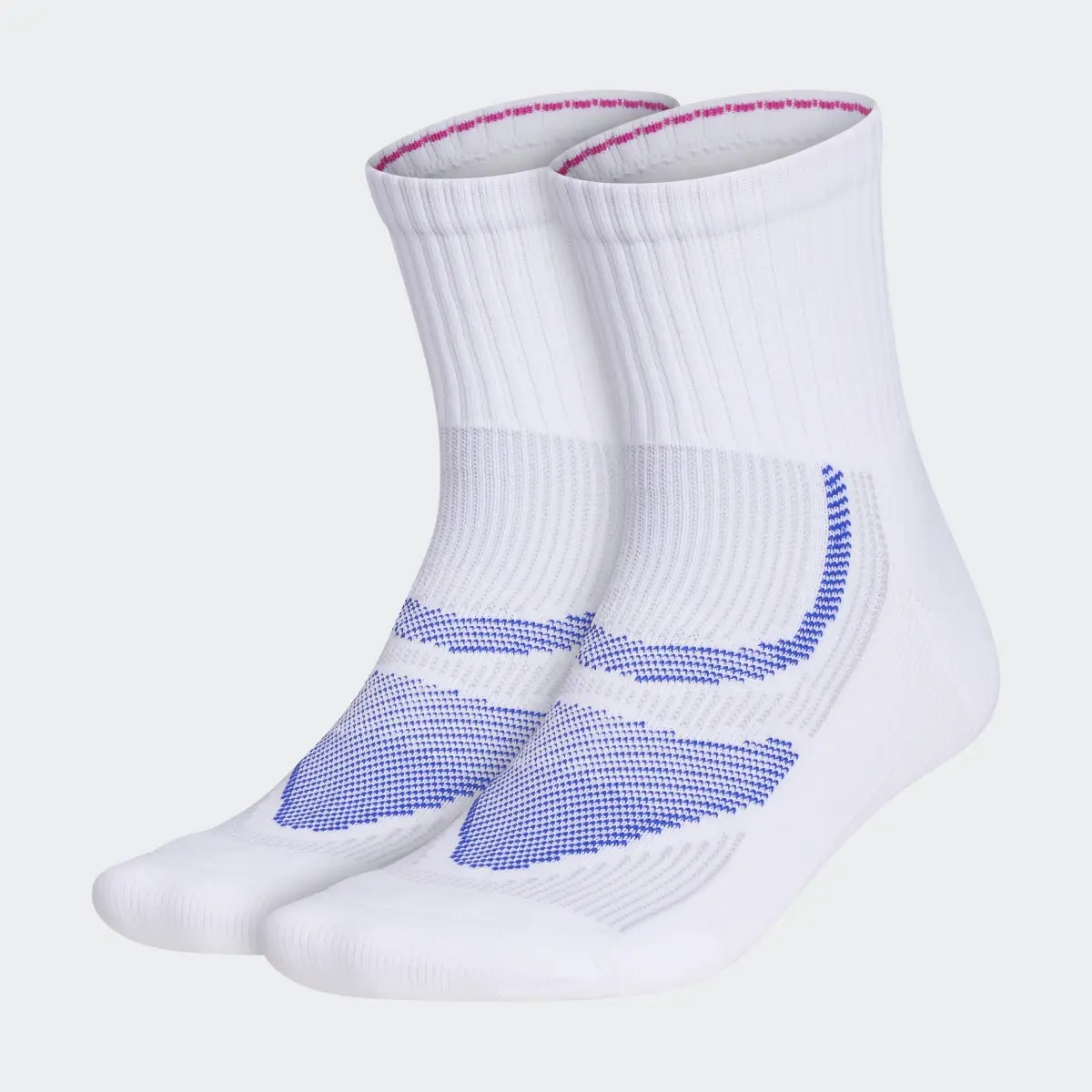 Adidas Superlite Performance Mid-Crew Socks 2 Pairs. 2