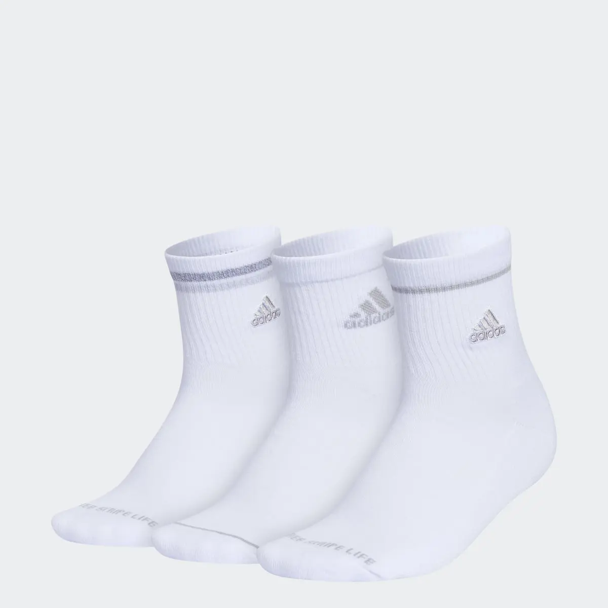 Adidas Cushioned Sport High-Quarter Socks 3-Pack. 1