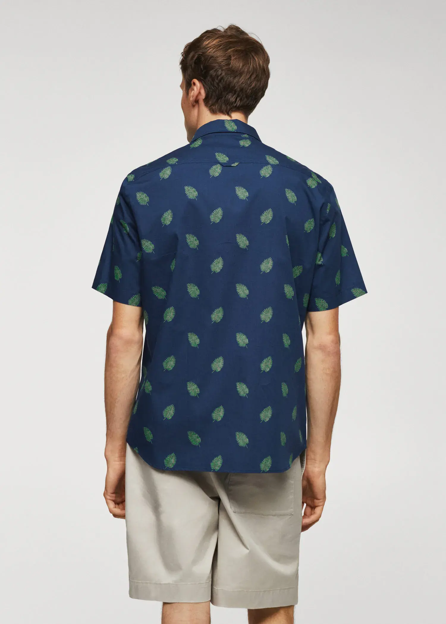 Mango 100% cotton printed shirt. 3