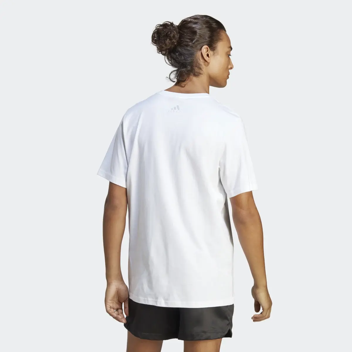 Adidas Essentials Single Jersey Big Logo Tişört. 3