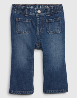 Baby Cotton Flare Jeans blue