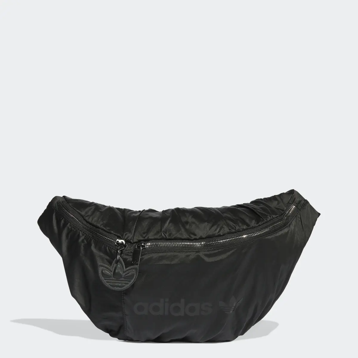 Adidas Satin Oversized Waist Bag. 1