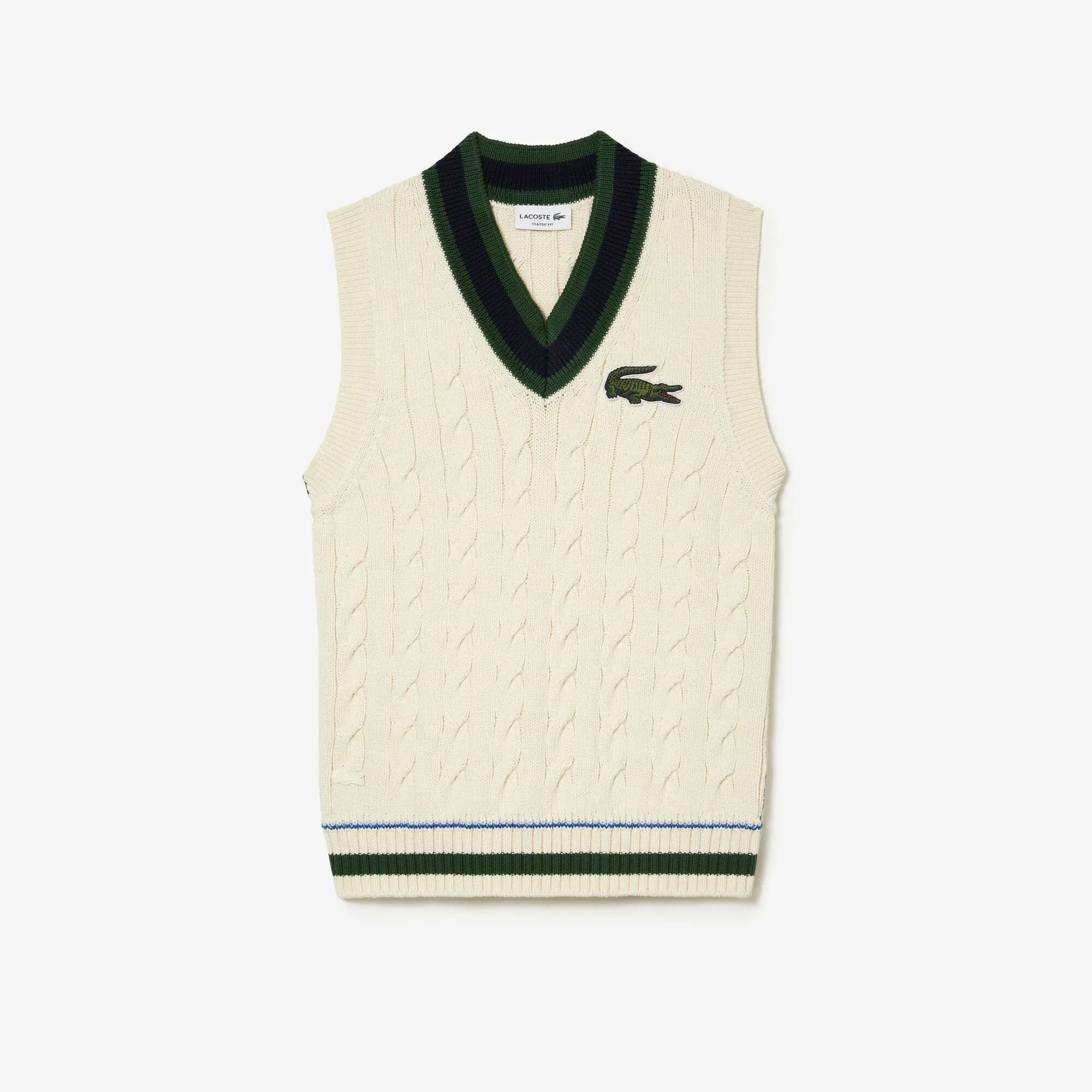 Lacoste Chaleco unisex Lacoste de punto de ochos en algodón ecológico. 2 Lacoste Chaleco unisex Lacoste de punto de ochos en algodón ecológico. 2