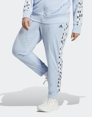 Adidas Essentials Warm-Up Slim Tapered 3-Stripes Track Pants (Plus Size)