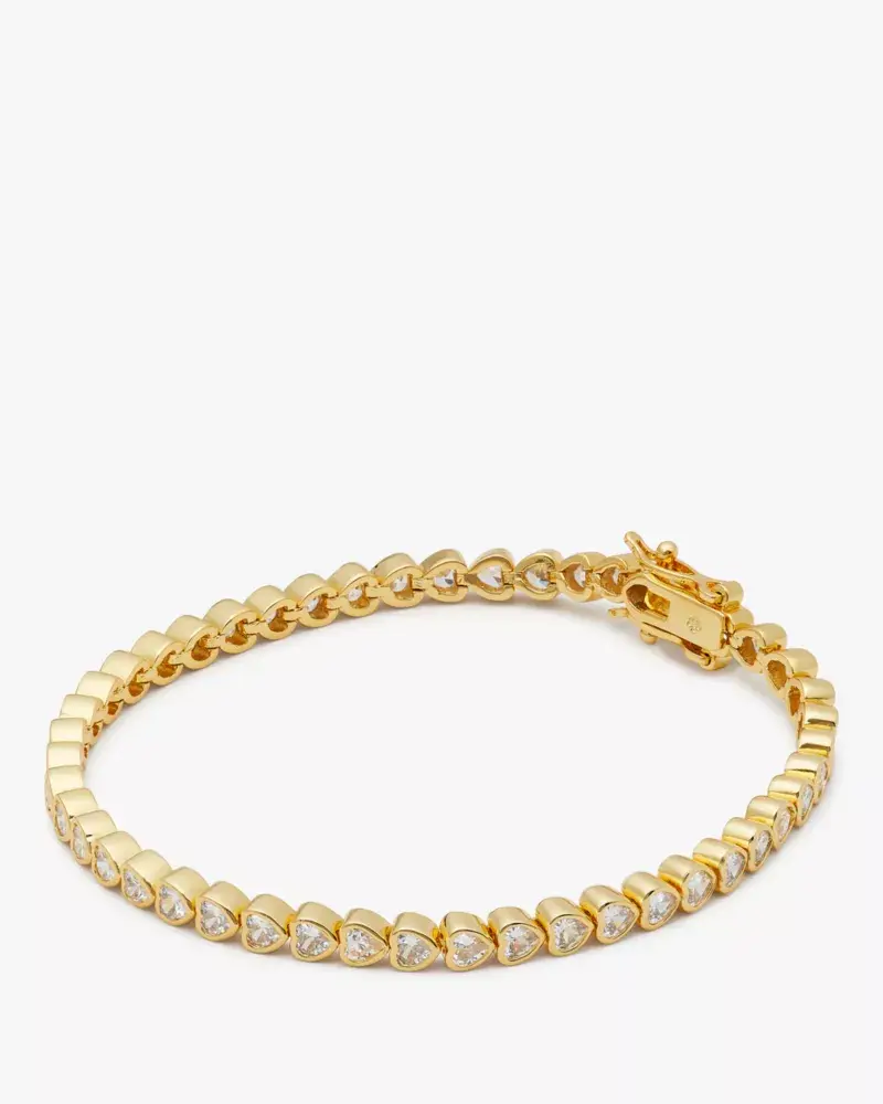 Kate Spade Sweetheart Delicate Tennis Bracelet. 1