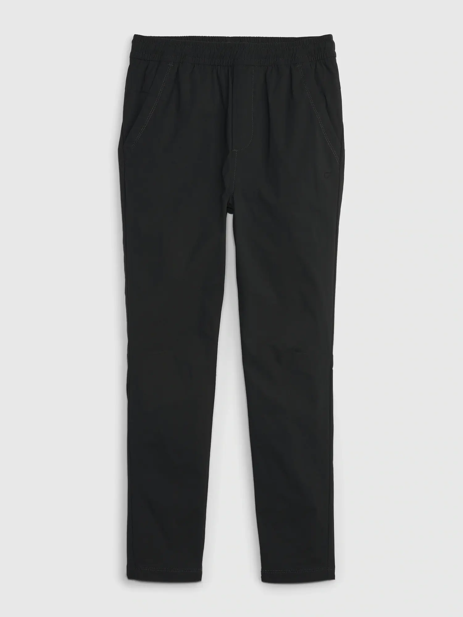 Gap Kids Recycled Hybrid Pull-On Pants black. 1