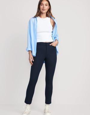 Old Navy High-Waisted Pixie Skinny Ankle Pants blue