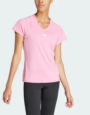 Playera Minimalista AEROREADY Train Essentials Cuello en V