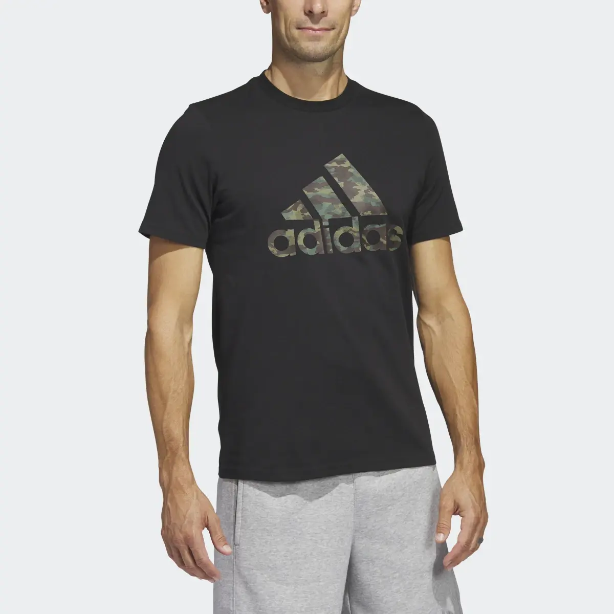 Adidas Camo Short Sleeve Tişört. 1