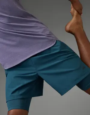 Adidas Yoga Premium Training Two-in-One Shorts