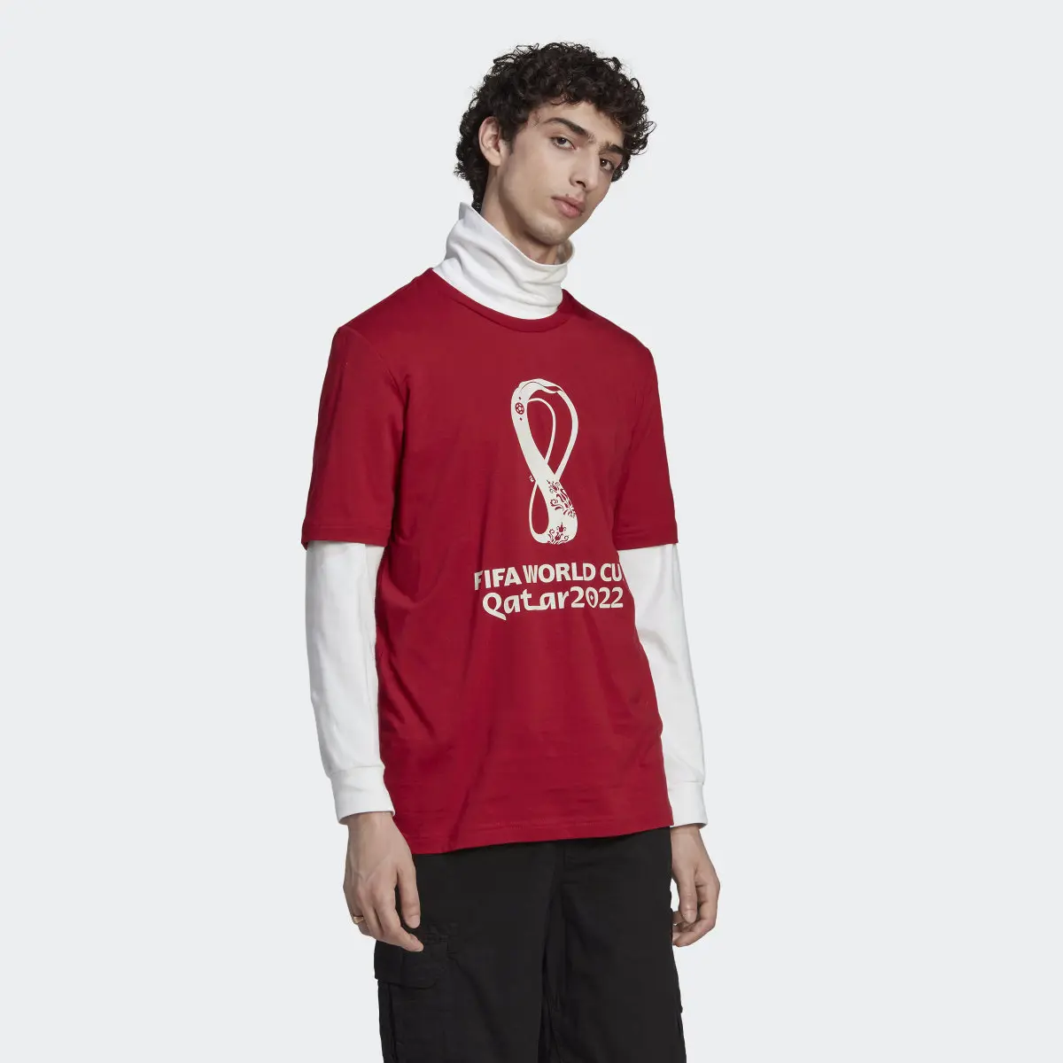 Adidas Playera Estampada Copa Mundial de la FIFA 2022™. 2