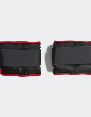 Adidas Adjustable Ankle/Wrist Weights 1 kg. 3 Adidas Adjustable Ankle/Wrist Weights 1 kg. 3