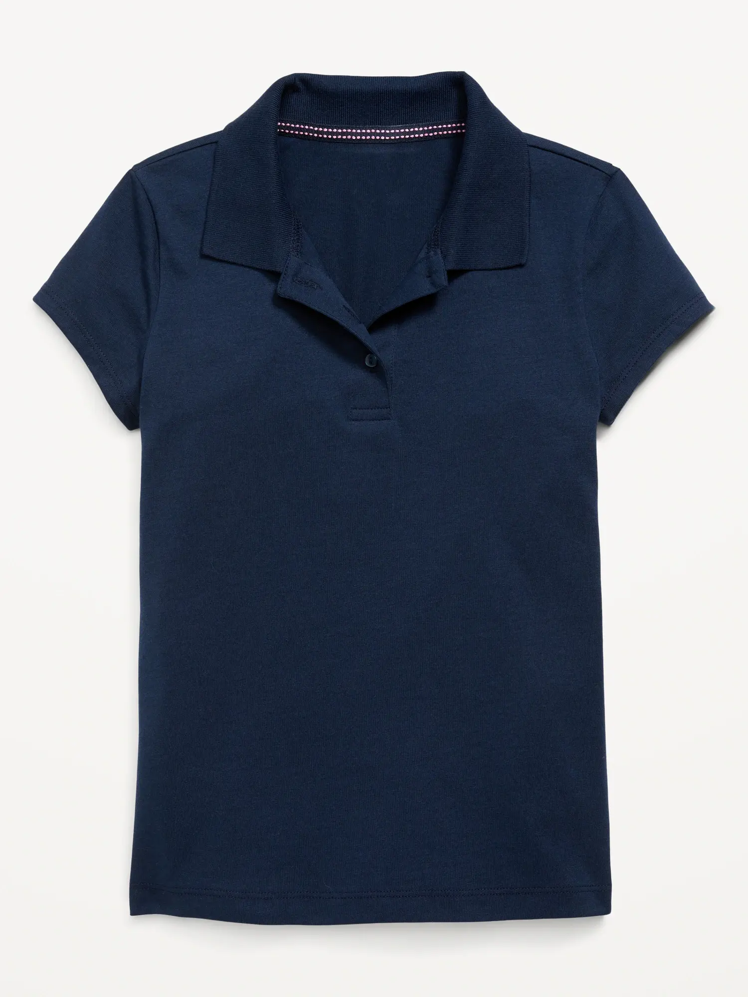 Old Navy Uniform Jersey Polo Shirt for Girls blue. 1