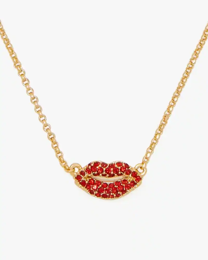 Kate Spade Hit The Town Lips Mini Pendant. 1