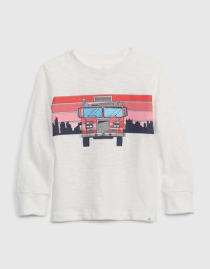 Gap Toddler Love Graphic T-Shirt white