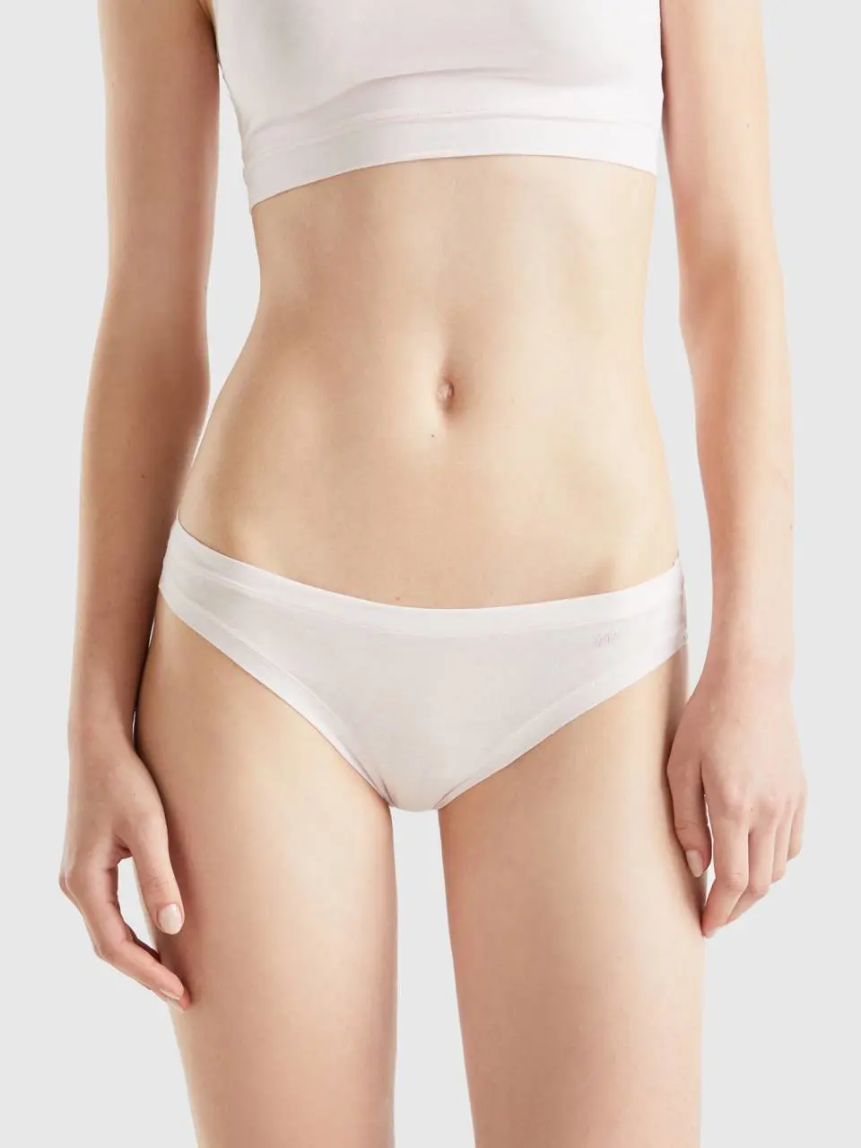 Benetton low rise underwear in super stretch organic cotton. 1