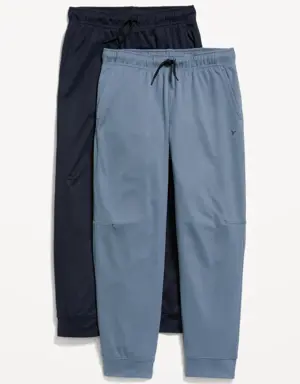 Go-Dry Cool Mesh Jogger Pants 2-Pack for Boys blue