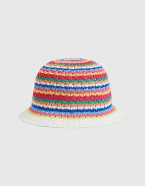 Toddler Stripe Bucket Hat multi