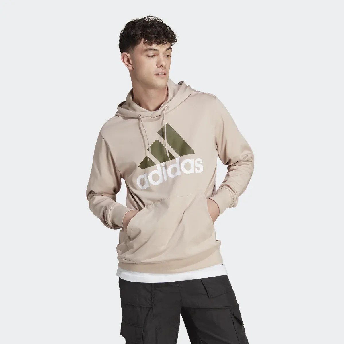 Adidas Essentials Logo Hoodie. 2