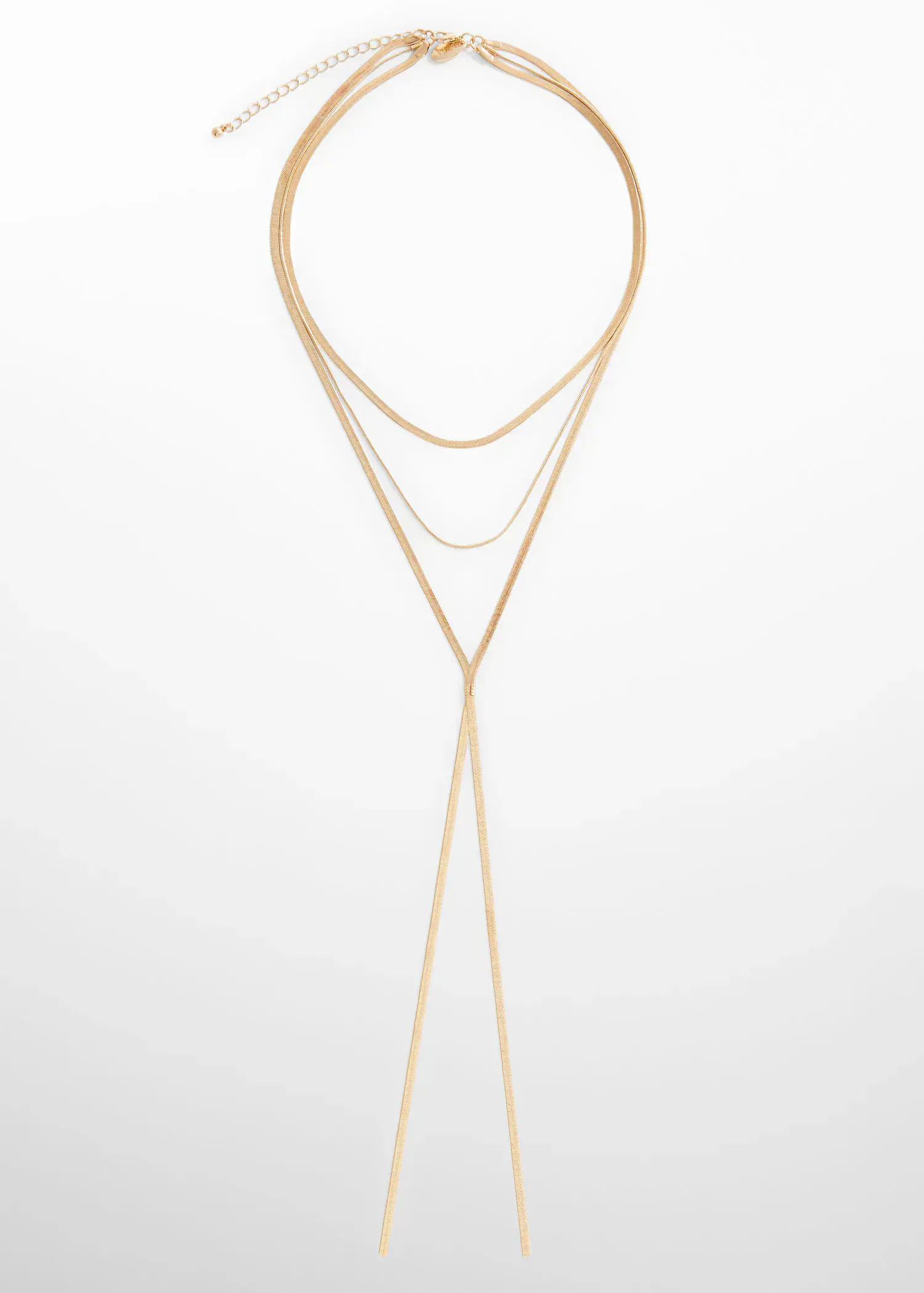 Mango Long triple necklace. 2