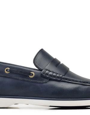 Siyah Yazlık Loafer Erkek Ayakkabı -73561-