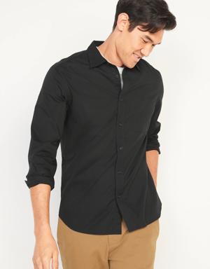 Old Navy Slim Fit Built-In Flex Everyday Shirt black