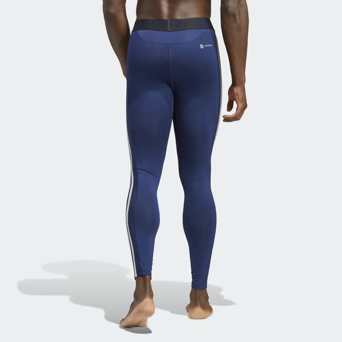 Adidas Leggings lunghi da allenamento Techfit 3-Stripes. 2