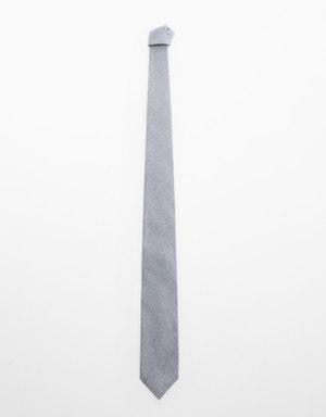 Kırışmaz keten kravat