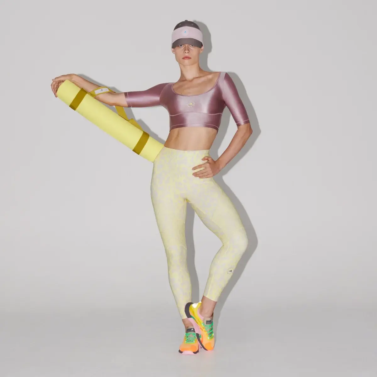 Adidas by Stella McCartney TruePurpose Optime Training Printed 7/8 Leggings. 1